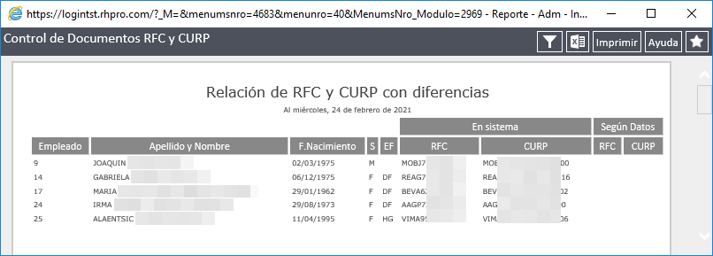 Reporte